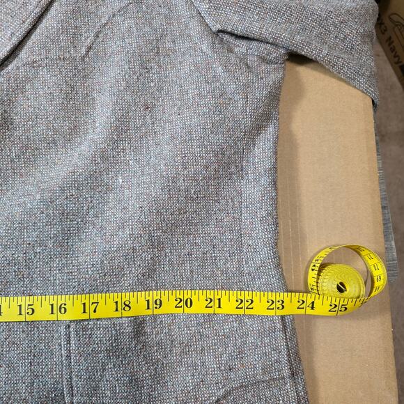 Vintage Kenny Rogers Western Blazer Mens 48R USA Made Leather Elbow Patch Cowboy - Picture 11 of 13